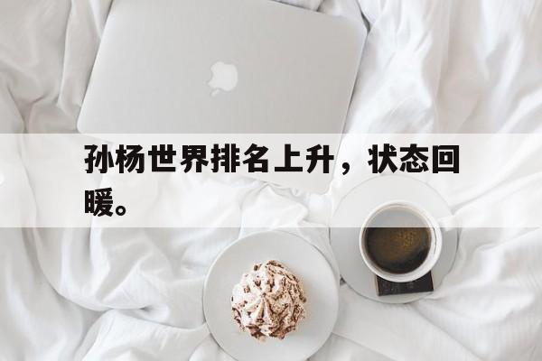 海星体育直播-孙杨世界排名上升，状态回暖。